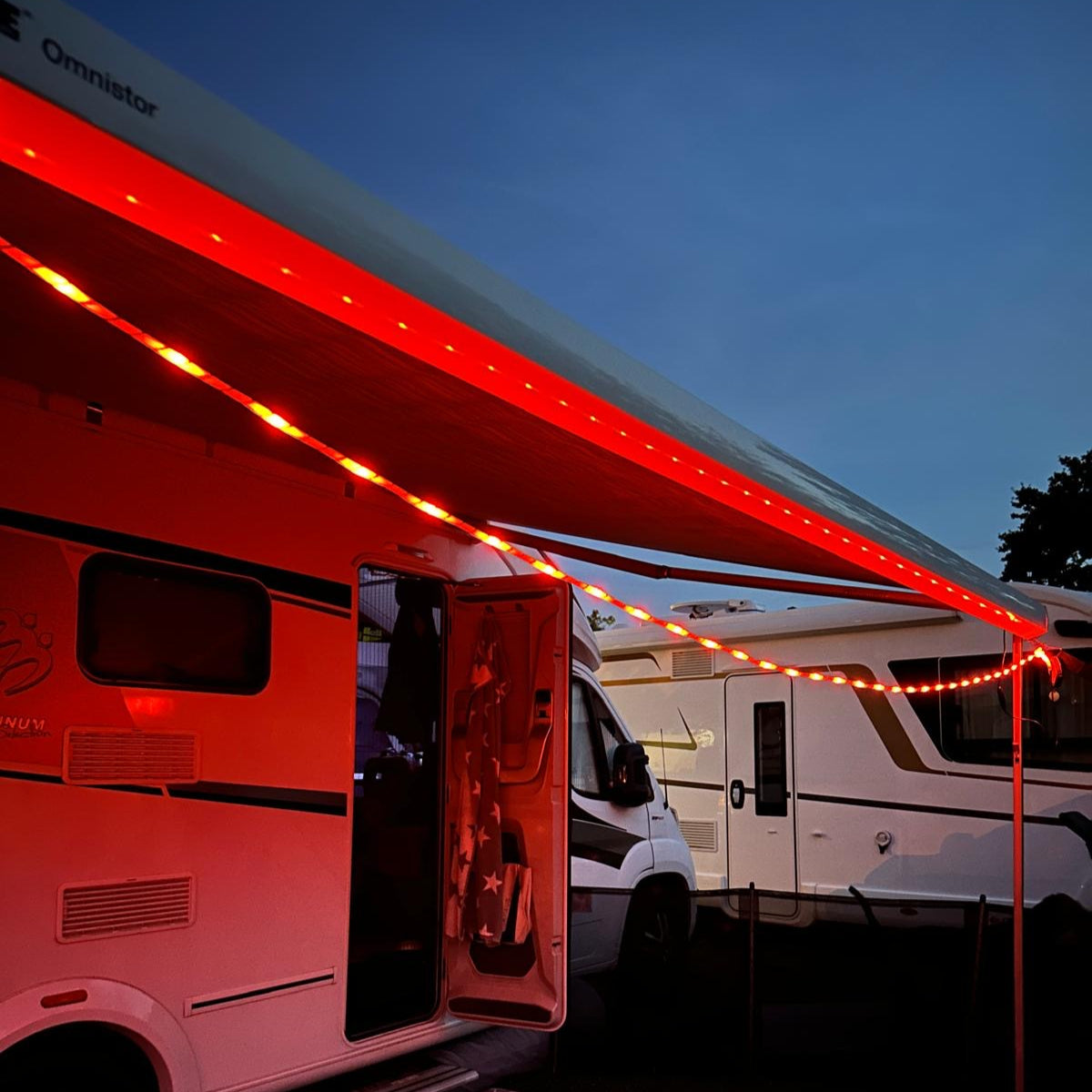 2in1 Camping Gadget!! Nützliches Seil/Tau Wetterfest mit dimmbarem Licht über USB-C